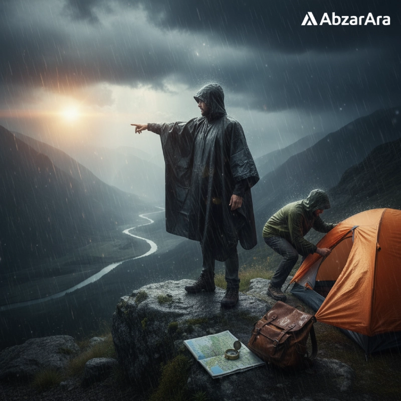 لباس بارانی بادگیری ضد آب
